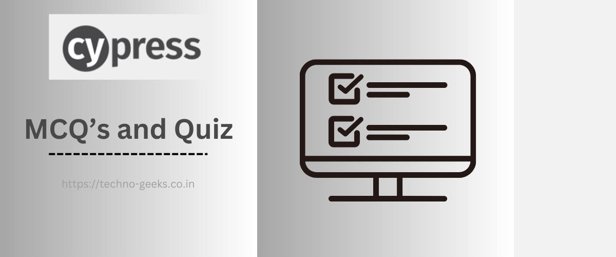 cypress mcq questions