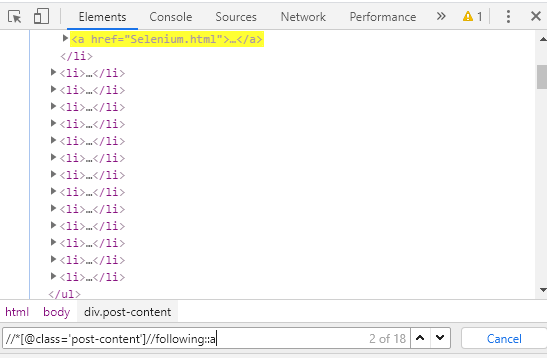 using following axis